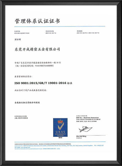 ISO9001管理体...